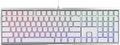 Cherry MX 3.0 S Wired Mechanical Gaming Keyboard. Aluminum Housing Built for Gamers w/MX Red Switches. RGB Backlit Color Display Over 16m Colors. from The Makers of MX. Full Size. Pure White.