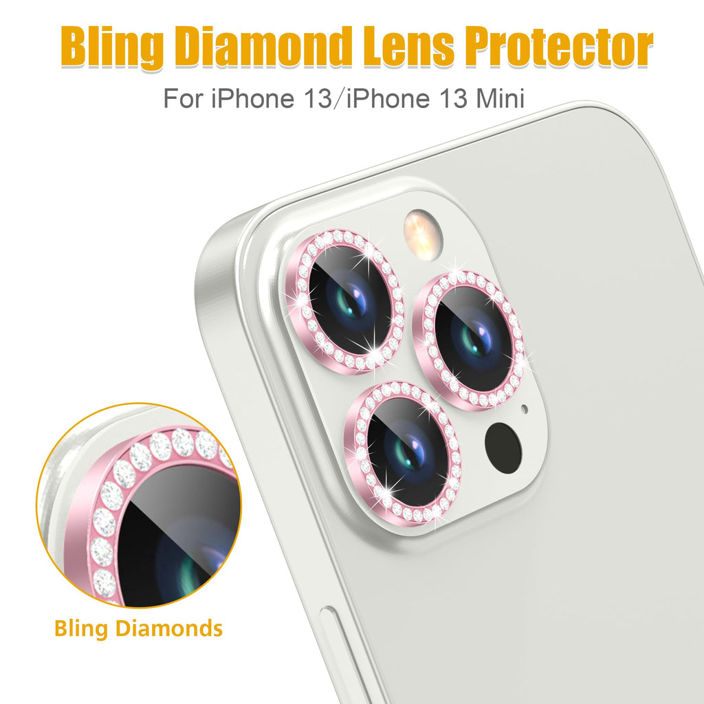 AGVEE 3+3 6 Pack for iPhone 13 Pro & Max Camera Lens Protector Cover