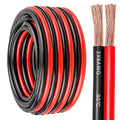 6 Gauge Wire 2 Conductors Copper Wire, 6 AWG Battery Cable Oxygen Free Copper Wire for Solar Panel, Automotive, Trailer, RV and Speaker (6 Gauge 10FT)