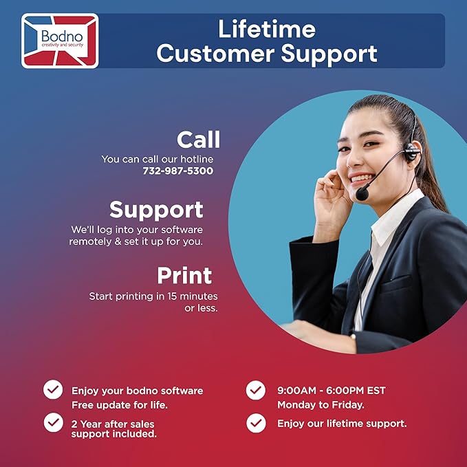 Magicard Pronto ID Card Printer & Super Supplies Package with Bodno ID Software, Camera, 300 Cards and 300 Print Ribbon - Bronze Edition