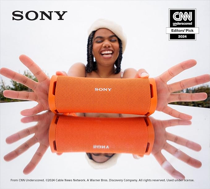 Sony ULT Field 1 Waterproof Portable Bluetooth Speaker, Enhanced Bass, 12h Battery, IP67 Rated Dustproof Shockproof Rustproof, Detachable Strap SRSULT10H, Forest Gray