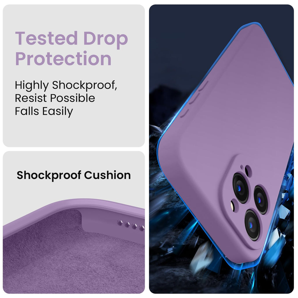 FireNova Designed for iPhone 15 Pro Case, 6.1", Light Purple