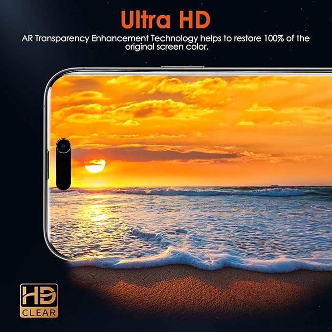 [3 Pack Soft Hydrogel Film Screen Protector for iPhone 15 Pro Max/iPhone 15 Plus, Upgraded Non-breakable Flexible TPU for iPhone 15 Pro Max Screen Protector Film (NOT Glass)