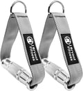 J Bryant Cable Machine Handles Attachment for Pulley Machine Heavy Duty Metal D Handle Aluminum Alloy Handle Grips Durable Workout Handles Pulley LAT Pulldown System