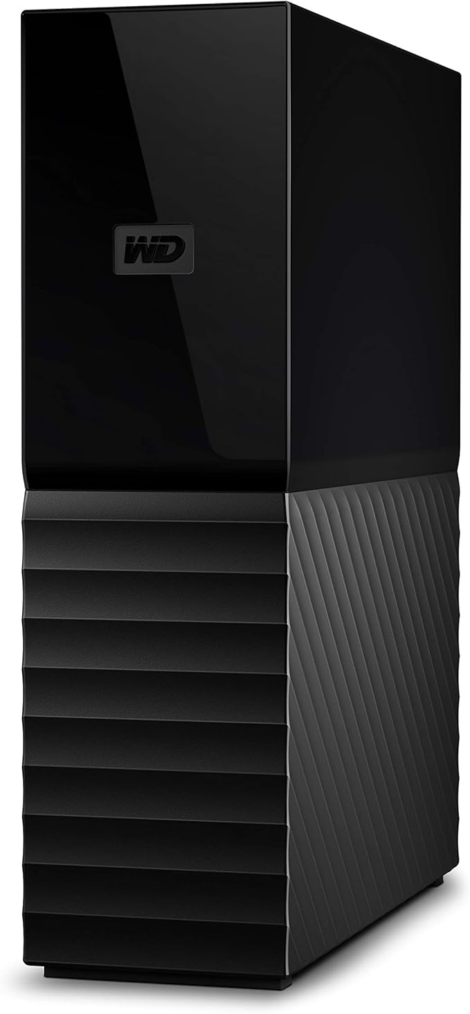WD 14TB My Book Desktop External Hard Drive, USB 3.0, External HDD with Password Protection and Backup Software - WDBBGB0140HBK-NESN