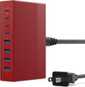 200W USB C Charger Block, 8-in-1 GaN III USB C Charger Fast Charging Station Hub, PD 65W Laptop Adapter for MacBook Pro/Air/Dell XPS/iPhone 16/15/14/iPad/Galaxy S24 etc