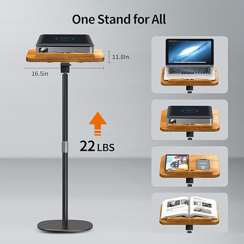2-in-1 Floor Music Stand & Desktop Book Stand, 16.5"–51" Height Adjustable