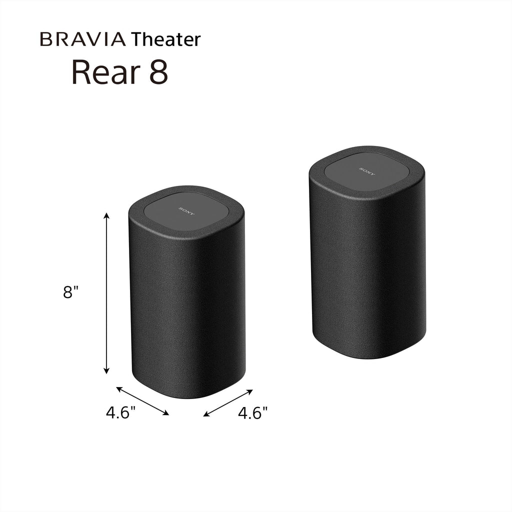 Sony BRAVIA Theater Bar 9 Soundbar with SA-SW3 Wireless Subwoofer and SA-RS8 Wireless Rear Speakers - Complete Home Theater System with 13 Speakers and 360 Spatial Sound