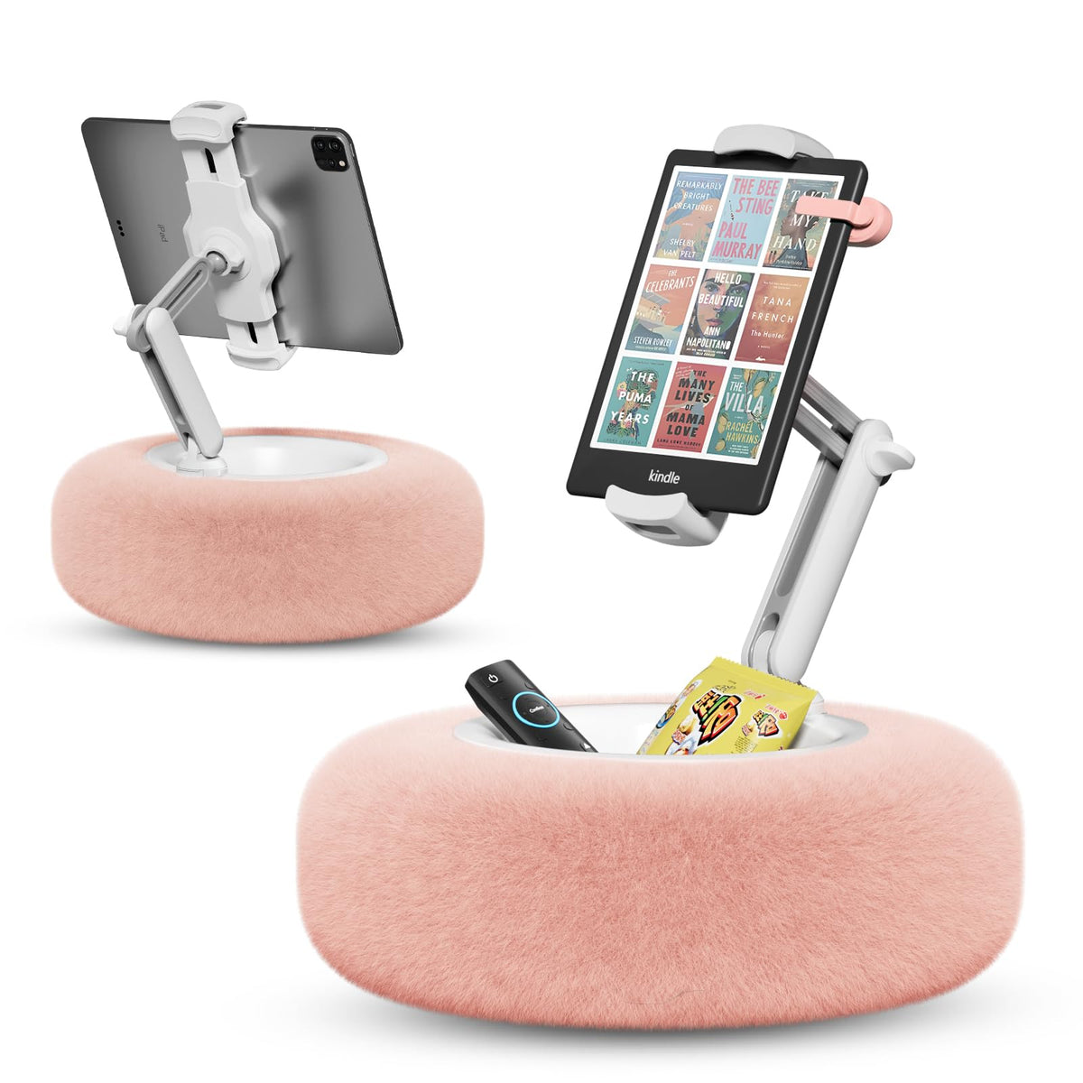 SupeDesk Tablet Pillow Stand with Snack Bowl for Bed, Kindle and iPad