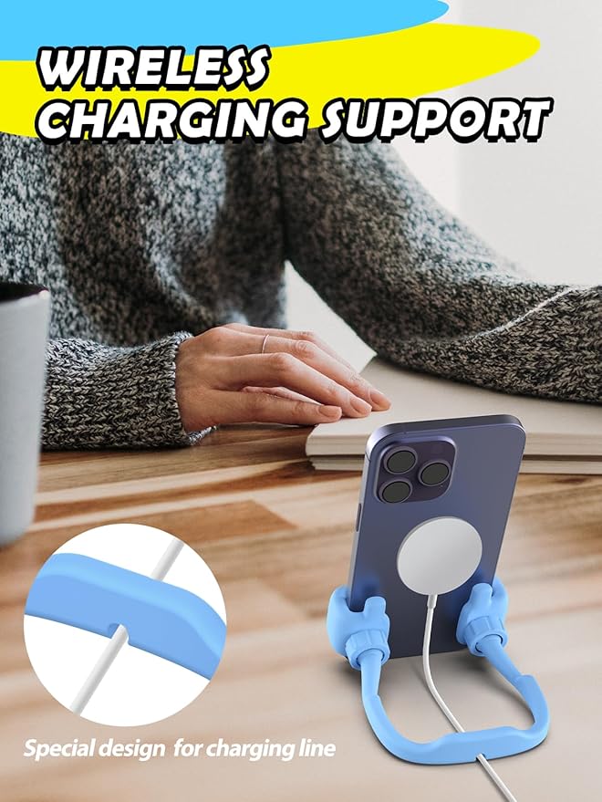 Cell Phone Stand Thumbs Up Lazy Phone Holder for Desk: Back to School Supplies Gifts for Teen Boys Kids Girls Men Women 2025 Birthday Funny Gadgets Who Have Everything Christmas Stocking Stuffers Cute