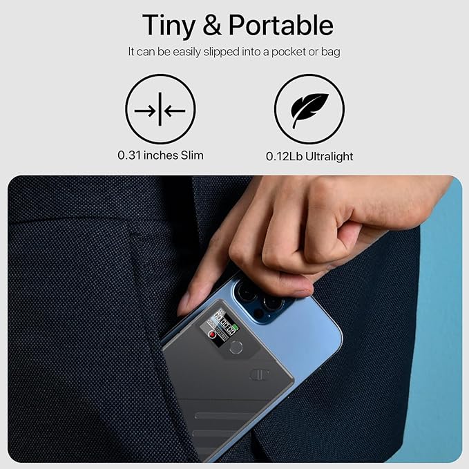 Ai Voice Recorder, Note Voice to Text Recorder W/Magnetic Case, App Control, Transcribe & Summarize with by Chatgpt, Support 112 Languages, 64GB Memory, Audio Recorder for Lectures, Meetings, Calls