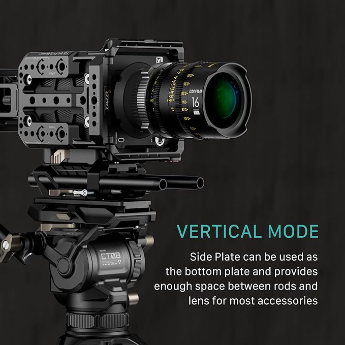 Tilta Camera Cage Base Kit Compatible with Blackmagic Pyxis 6K/ Pyxis 12K| Includes Full Cage, Top Handle, Side Handle, Side Plate, Bottom Plate & Mini Tool | ES-T21-A