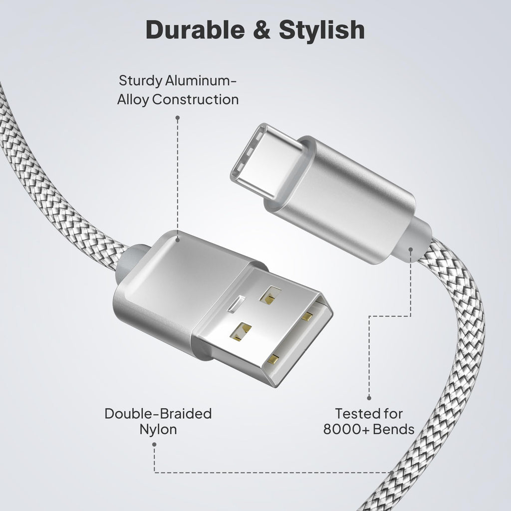 Elebase for iPhone 17 17e Pro Max USBC Charging Cable 1.5/3.3/6.6FT 3Pack