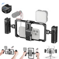NEEWER Universal Phone Cage Video Rig with Bluetooth Shutter Side Handle
