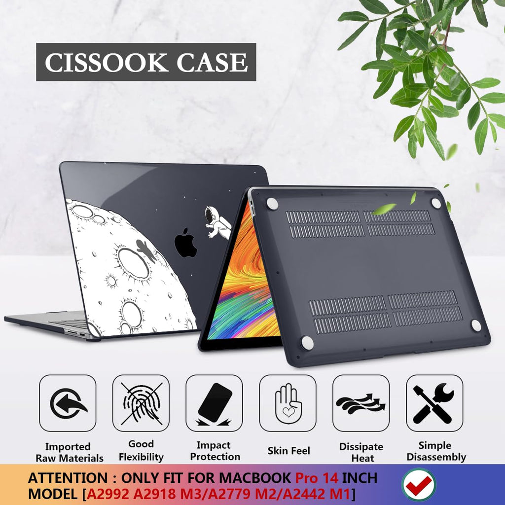 CISSOOK Compatible with MacBook Pro 14 inch Case M5 M4 M3 M2 M1 2026-2021