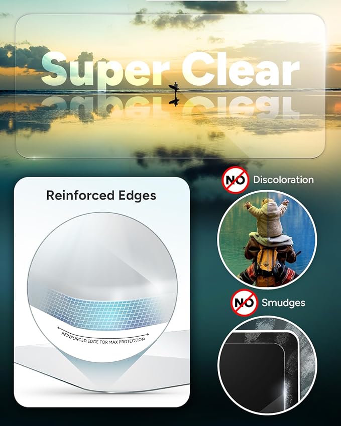 ZAGG InvisibleShield Glass Elite Anti-Glare iPhone 15 Screen Protector - 5X Stronger with Reinforced Edges, Scratch & Smudge-Resistant Surface, Matte Finish, Easy to Install