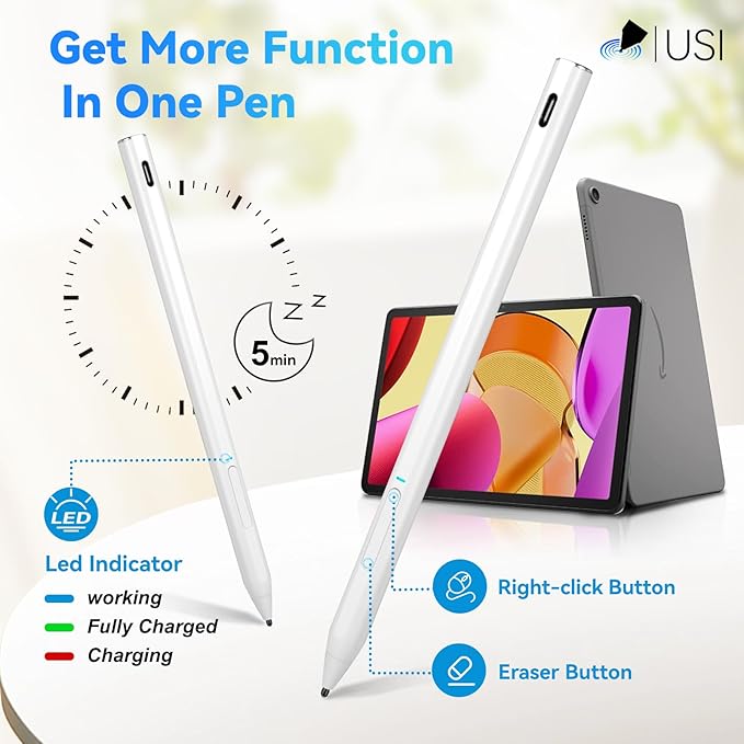 EVACH USI 2.0 Stylus Pen for Chromebooks Palm Rejection