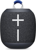Ultimate Ears WONDERBOOM 4 Waterproof Bluetooth Outdoor Speakers with Big Bass & 360-Degree Sound, Dustproof Floating Wireless Speaker, 131ft Range - Black