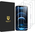 UNBREAKcable Shatterproof Tempered Glass Screen Protector for iPhone 12/12 Pro [2-Pack] [99.99% HD Clear] [Easy Installation Frame] [9H Hardness] [Full Coverage] [Bubble Free] for Apple 6.1''