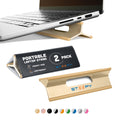Steepy Portable Laptop Stand for Desk – Adjustable Height, & Portable Laptop Holder – Ergonomic Computer Stand for Cooling & Comfort – Slip-Proof, Sturdy Design – Universal Fit for 13-17 Inch Devices
