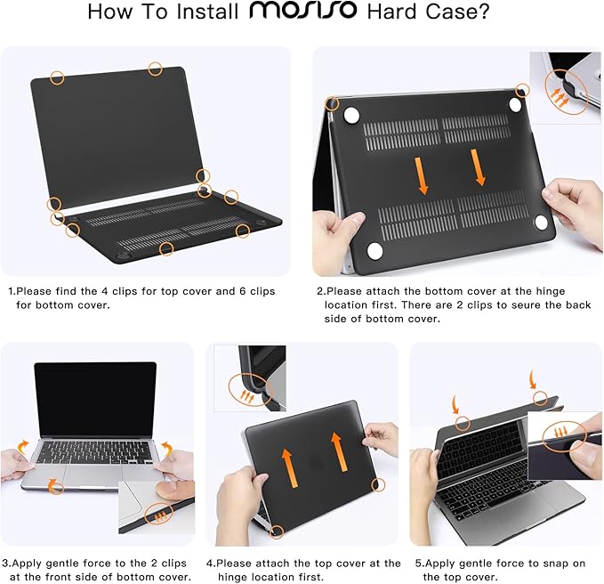 MOSISO Compatible with MacBook Air 13 inch Case 2025 2024 2023 2022 M4 A3240 M3 A3113 M2 A2681, Hard Shell&Sleeve Bag&Keyboard Skin&Webcam Cover&Screen Film for MacBook Air 13.6 inch, Emerald Green
