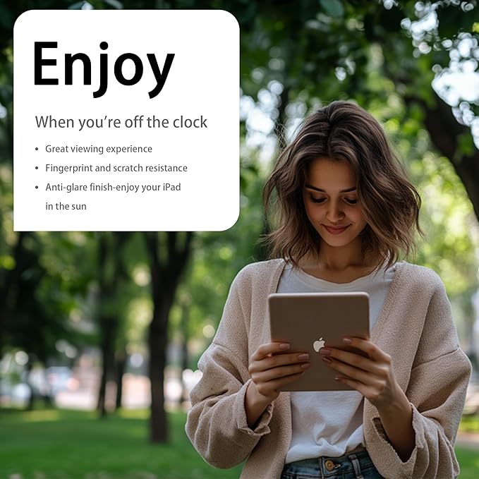 Megoo Paper Glass Screen Protector for iPad Pro 11 inch M4(2024), Matte for Drawing/Anti-Glare/Easy Installation/Protective Case Compatible, 2-Pack