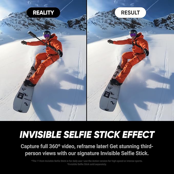Insta360 X5 Invisible Dive Bundle - Waterproof 8K 360° Action Camera, Invisible Selfie Stick Effect, Leading Low Light, 3-Hour Battery, Clear Audio, Stabilization, AI Editing, Vivid Colors