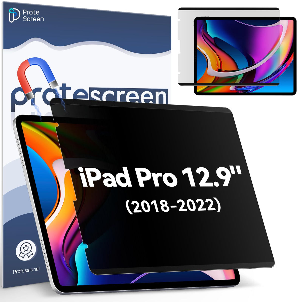 13.3 Inch Laptop Privacy Screen Compatible with Lenovo Hp Dell Acer Asus Thinkpad Envy Xps, 16:10 Aspect Removable Anti Glare Blue Light Filter Protector,13 in Computer Monitor Privacy Shield