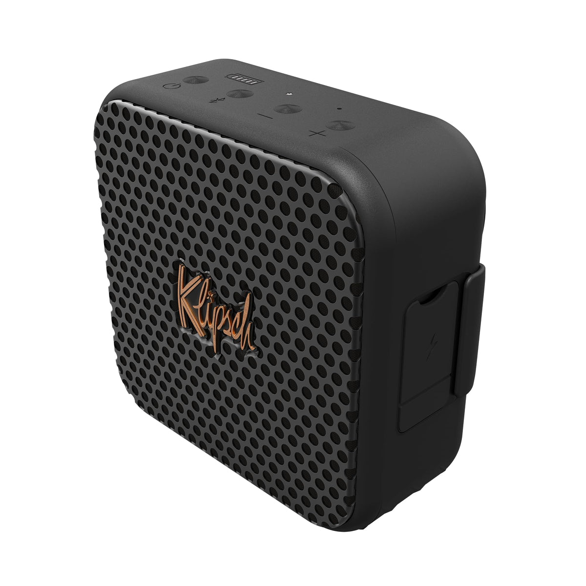 Klipsch The Austin Portable Bluetooth Speaker with a 1.5" Full Range Driver, IP67 dust and Waterproof Rating, 12 Hours of Playtime for a Premium Live Concert Experience - Cream, 4.13" W