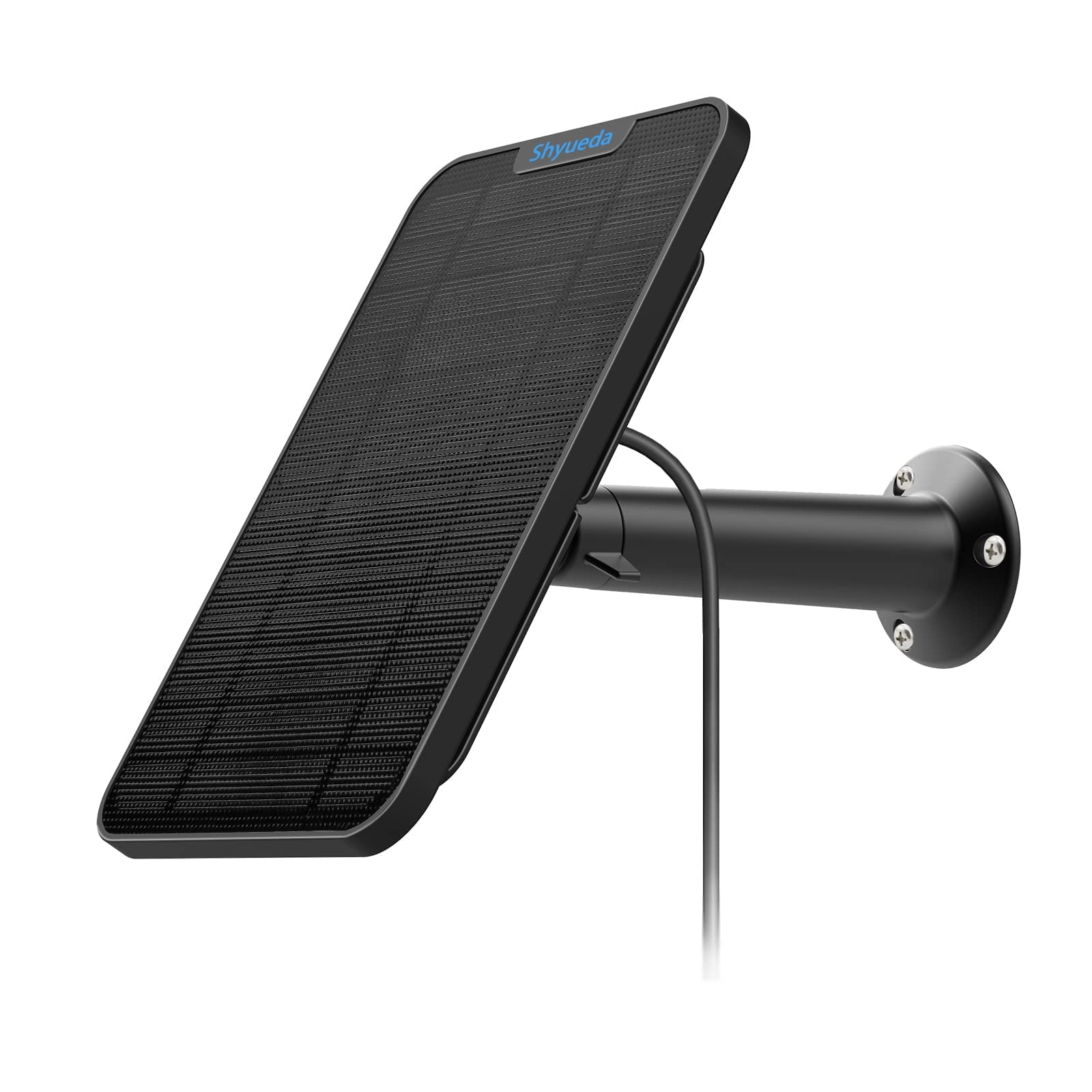 4W Solar Panel Charging Charger Compatible with Arlo Pro 3/Pro 4/Pro 5S 2K/Ultra/Ultra 2 /Go 2 only, 13.1ft Waterproof Charging Cable, IP65 Weatherproof Secure Wall Mount (3-Pack)