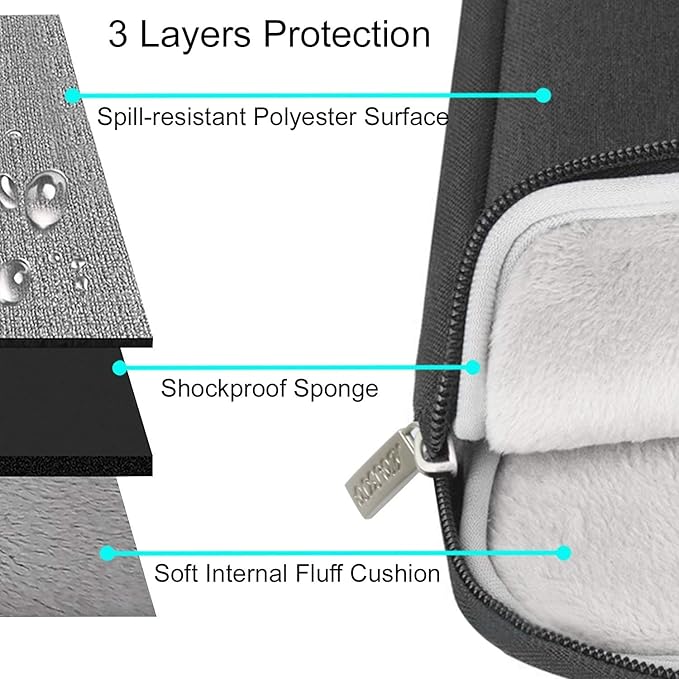 MOSISO Laptop Case 24 inch, 24 inch Laptop Sleeve Bag with Pocket