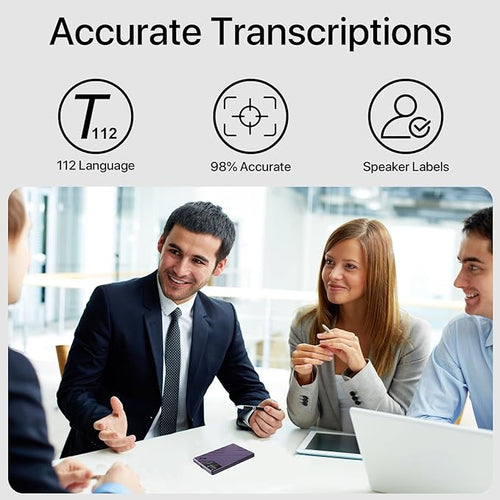 Ai Voice Recorder, Note Voice to Text Recorder W/Magnetic Case, App Control, Transcribe & Summarize with by Chatgpt, Support 256 Languages, 64GB Memory, Audio Recorder for Lectures, Meetings, Calls