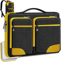 Hseok Ultra-Slim Laptop Case 17 17.3 inches Sleeve Protective PC Briefcase for Commuting and Business Trip，Yellow