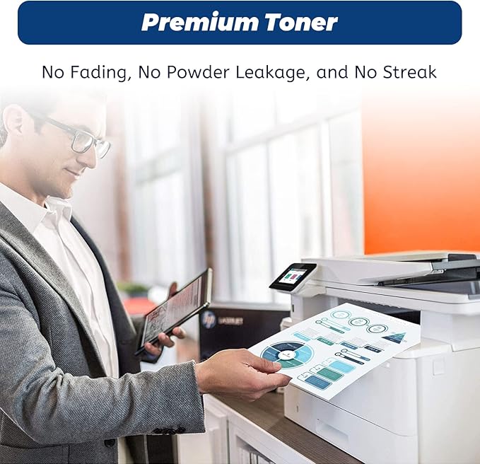212A Cyan Toner Cartridge,Compatible Replacement for HP 212 A W2121A 212X W2120X, For HP Color Laserjet Enterprise M554 m554dn M555 M555dn Flow MFP M578 Printer, With Upgraded Chip,No Fading,No Streak