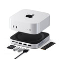 Satechi Mac mini M6, M5 Pro, M4 Hub & Stand with NVMe SSD Enclosure, Silver