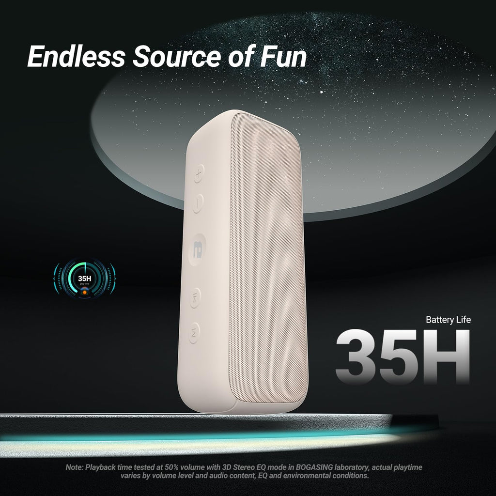 BOGASING G6 Portable Bluetooth Speaker with 30W Loud & Clear Sound