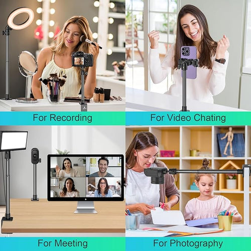 Ailight Adjustable Desk Camera Mount & Webcam Stand 10.8"-31.1"