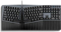 Perixx PERIBOARD-535RD Wired Ergonomic Mechanical Split Keyboard - Low-Profile Red Linear Switches - Programmable Feature with Macro Keys - Compatible with Windows and Mac OS X - US English, Black