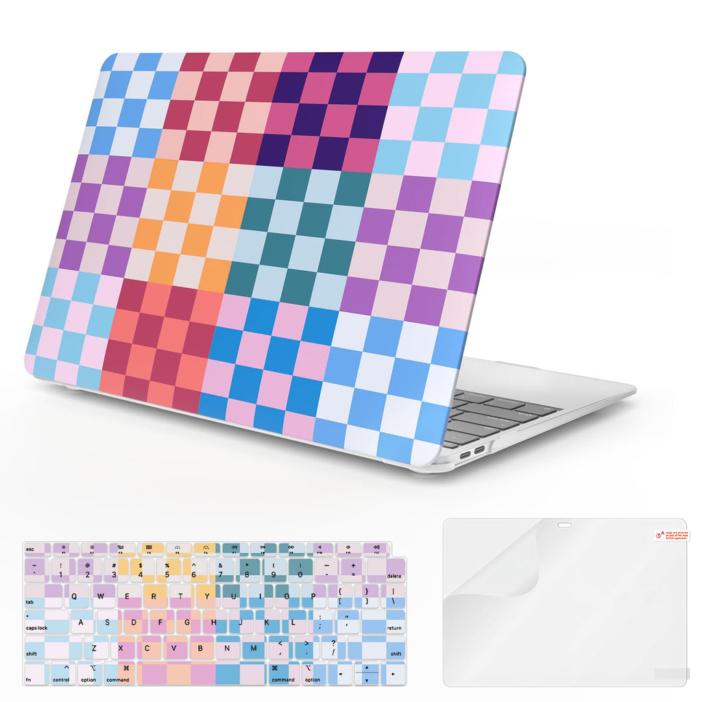 iCasso MacBook Air 13 Inch Case M1 2020 A2337 Elegant Floral White