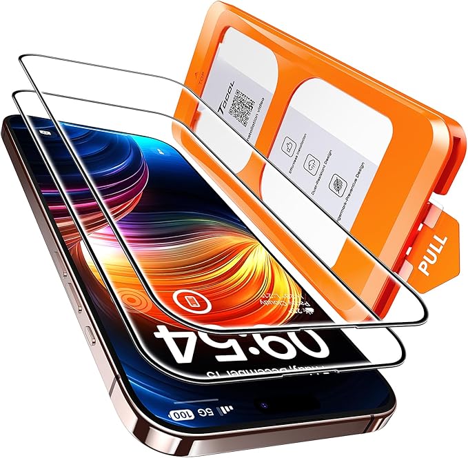 TOCOL for iPhone 16 Pro Privacy Screen Protector