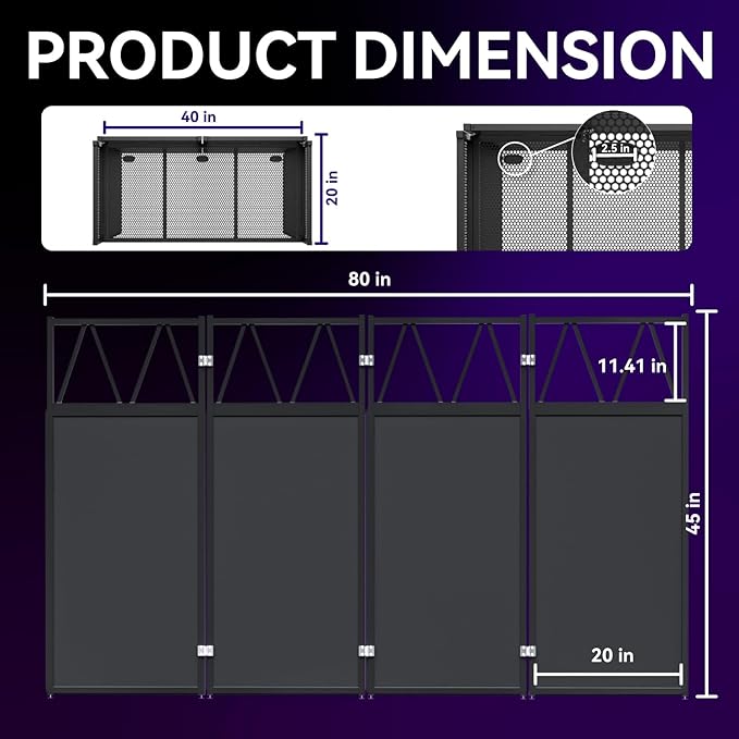 DJ Table Stand Portable booth, Foldable DJ Stand Booth, Heavy-Duty Adjustable Height DJ Facade Booth, Easy to Assemble, Stylish, Convenient to Store and Transpor