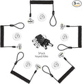5Pack Single Package keyed Alike Security Hardware Cable Lock Kit Laptop Lock 5Keys 6.2Ft for Monitors, Laptops, MacBooks, Tablets, iPad,Mac mini (5PCS keyed Alike)