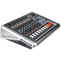 Mixers Audio 8 Channel Mixer Power Mixer Amplifier 2 * 300 Watt Output Dj Mixer Board with 16 Kinds of DSP Reverb Sound Mixers for Speakers