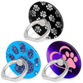 Bonoma Phone Ring Stand,3 Pack Dog Paws 360 Degree Rotation
