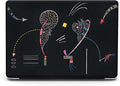 Berkin Arts Compatible with MacBook Air 13 inch Cover, 2022-2018 Release A2179/A2337 M1 with Touch ID with Keyboard Cover & Screen Protector Naive Art Illustrated (Two Sides by Kandinsky)
