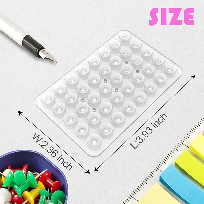 Silicone Double Sided Suction Phone Case Mount, Detachable Hands Free & Strong Grip Holder for Selfies & Videos, Compatible iPhone Android (Transparent, 1Pack)