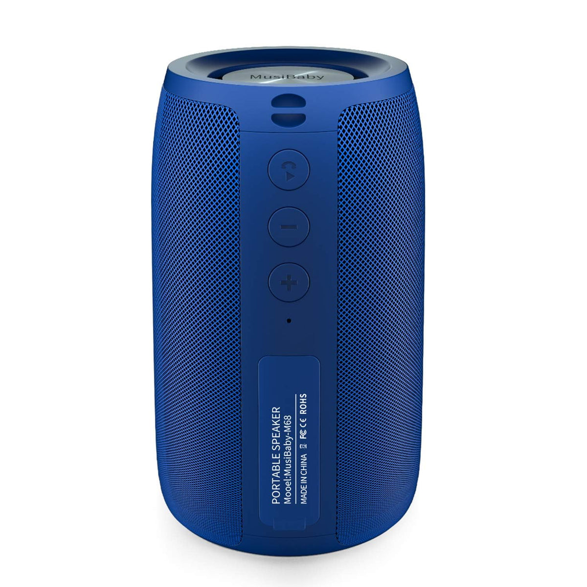 Musibaby M68 Small Rechargeable Speaker, Dual Pairing, Red