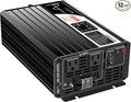 Xijia 1500W (Peak Power 3000W) Pure Sine Wave Inverter DC 72V to AC 120V 60HZ Solar Converter for Home Use car (DC72V (Range 60V-90V) 1500W)