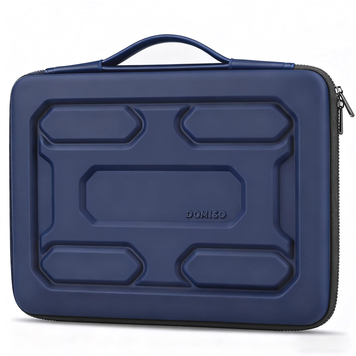 DOMISO 17 inch Laptop Sleeve with Handle Shockproof Waterproof EVA Protective Case for 17.3" ZBook Fury 17.3 G8/MSI GS73VR Stealth Pro/HP Envy 17/LG Gram 17"/ROG Strix GL702VS, Orange