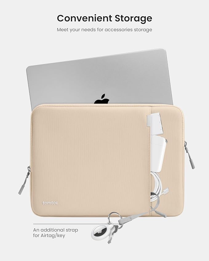 tomtoc 360° Protective Laptop Sleeve for 14-inch MacBook Pro M5 Pro/Max